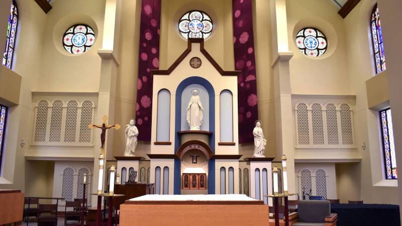 Inside of the UD Chapel